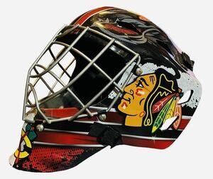Chicago Blackhawks Unsigned Franklin Sports Full-Size Goalie Mask